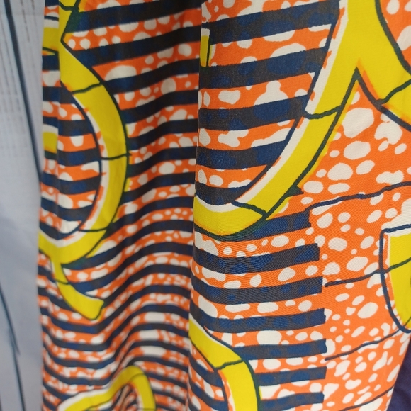 PORRIDGE Anthropologie Flight of the Bee Multi Mix Rayon Silk Dress sz M - Picture 16 of 16